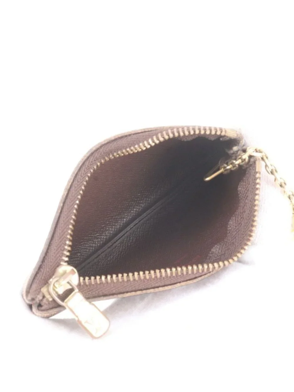 Louis Vuitton Damier Pochette Cles Leather Coin Purse